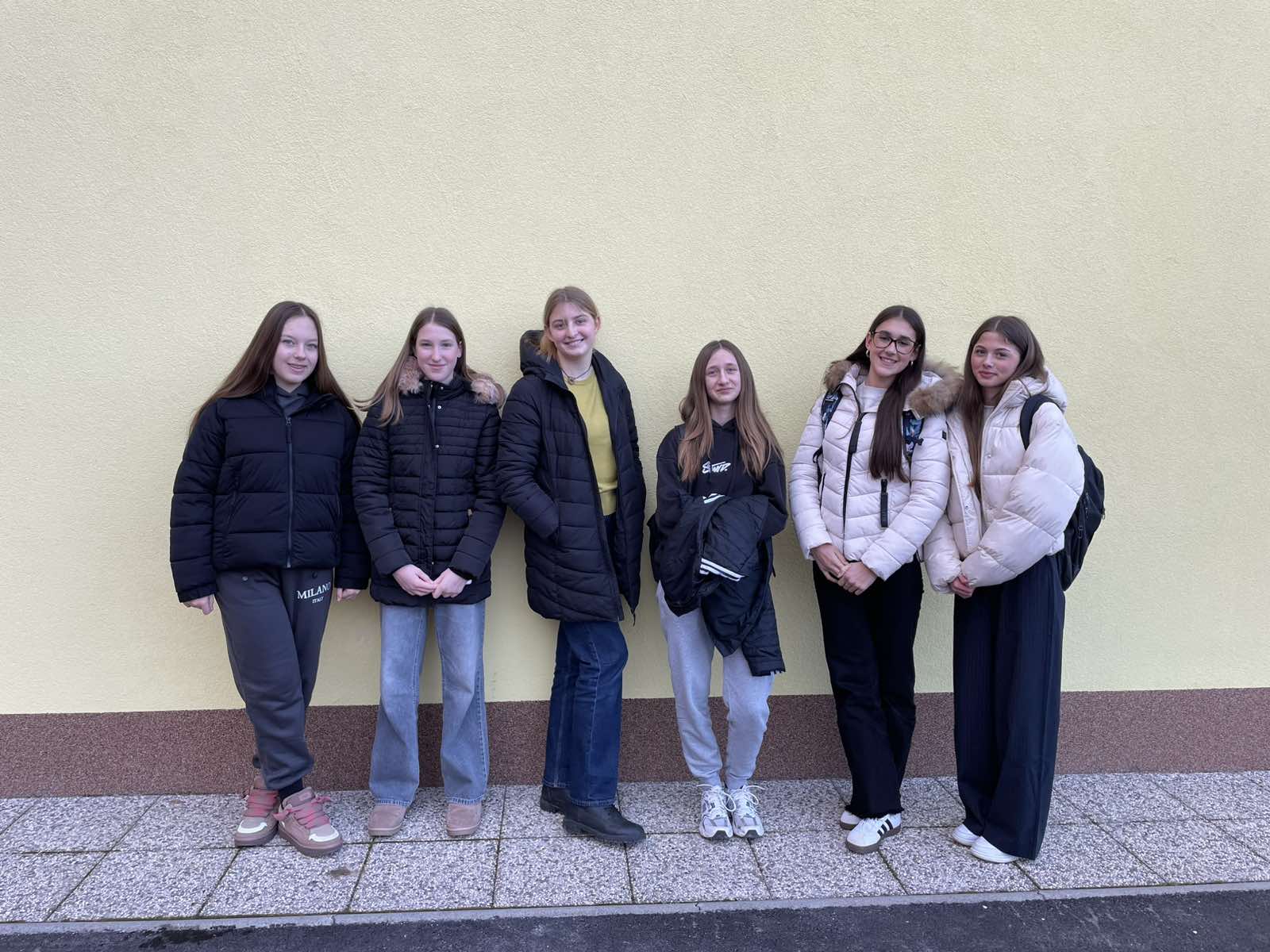 Udeleženke regijskega tekmovanja