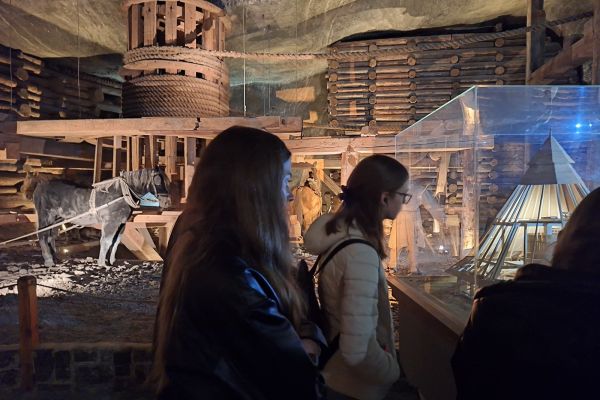 Učenci OŠ Artiče v rudniku soli Wielicka