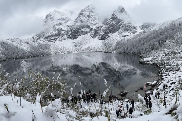 Največje jezero v gorovju Tatre