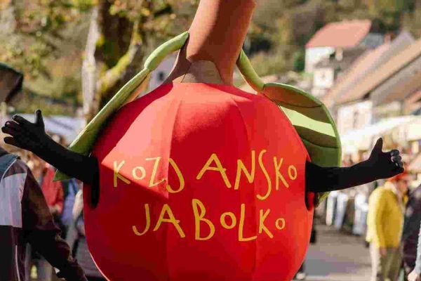 Maskota kozjansko jabolko